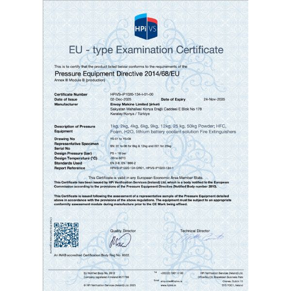 HPI-Pressure Equipment Directive 2014/68/EU